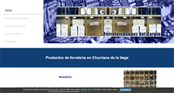 Desktop Screenshot of ferreterialopezdelcarpio.com